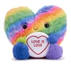 KNYGA Bookshop Love Hearts 7"Rainbow Heart Plush Gift