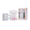 KNYGA Bookshop Love Hearts I Love You Bear Mug And Plush Set