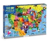 KNYGA Bookshop Map of the U.S.A. 100 Piece Puzzle