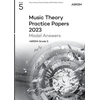KNYGA Bookshop Music Theory Practice Papers Model Answers 2023, ABRSM Grade 5