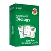 KNYGA Bookshop New GCSE Biology AQA Key Fact Revision Cards - Summary cards for quick revision
