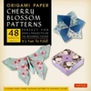 KNYGA Bookshop Origami Paper- Cherry Blossom Patterns Large 8 1/4" 48 sh