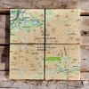 KNYGA Bookshop OS Map Ceramic Four Coaster Set - Cairngorms National Park