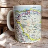 KNYGA Bookshop OS Map Ceramic Mug - Exmoor National Park