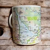 KNYGA Bookshop OS Map Ceramic Mug - Loch Lomond and The Trossachs National Park