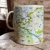 KNYGA Bookshop OS Map Ceramic Mug - Northumberland National Park