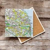 KNYGA Bookshop OS Map Ceramic Single Coaster - The Broads