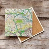 KNYGA Bookshop OS Map Ceramic Single Coaster - Brecon Beacons National Park