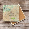 KNYGA Bookshop OS Map Ceramic Single Coaster - Cairngorms National Park