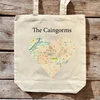 KNYGA Bookshop OS Map Premium Canvas Tote Bag - Cairngorms National Park