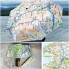 KNYGA Bookshop OS Map Premium Umbrella - Pembrokeshire Coast National Park