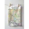KNYGA Bookshop OS Map Tea-towel - Loch Lomond and The Trossachs National Park