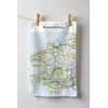 KNYGA Bookshop OS Map Tea-towel - Pembrokeshire Coast National Park