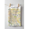 KNYGA Bookshop OS Map Tea-towel - Yorkshire Dales National Park