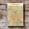 KNYGA Bookshop OS Map Wooden Lined Notebook - Lake District National Park