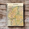 KNYGA Bookshop OS Map Wooden Lined Notebook - Snowdonia National Park