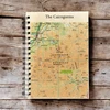 KNYGA Bookshop OS Map Wooden Lined Notebook - Cairngorms National Park