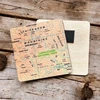 KNYGA Bookshop OS Map Wooden Square Magnet - Cairngorms National Park