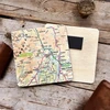 KNYGA Bookshop OS Map Wooden Square Magnet - Lake District National Park