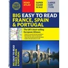 KNYGA Bookshop Philip's Big Easy to Read France, Spain &amp; Portugal Road Atlas