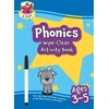 KNYGA Bookshop Phonics Wipe-Clean Activity Book for Ages 3-5 (with pen)