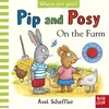 KNYGA Axel Scheffler Pip and Posy, Where are you? On the Farm (A Felt Flaps Book)