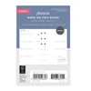 KNYGA Bookshop Pocket Minimal week on two pages 2025