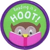 KNYGA Bookshop Reading is a Hoot Sew On Patch