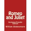 KNYGA Bookshop Romeo and Juliet: Dyslexia-Friendly Edition