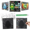 KNYGA Bookshop Igloo Scratch Art 3D Posters: T-Rex &amp; Friends