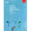 KNYGA Bookshop Violin Specimen Sight-Reading Tests, ABRSM Grades 6-8