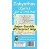 KNYGA Bookshop Zakynthos (Zante) Tour &amp; Trail Map