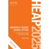 KNYGA Brian Heap HEAP 2025: University Degree Course Offers