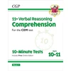 KNYGA Cgp Books 11+ CEM 10-Minute Tests: Comprehension - Ages 10-11 Book 1 (with Online Edition)