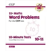 KNYGA Cgp Books 11+ CEM 10-Minute Tests: Maths Word Problems - Ages 10-11 Book 1 (with Online Edition)