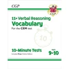 KNYGA Cgp Books 11+ CEM 10-Minute Tests: Verbal Reasoning Vocabulary - Ages 9-10 (with Online Edition)