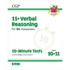KNYGA Cgp Books 11+ GL 10-Minute Tests: Verbal Reasoning - Ages 10-11 Book 1 (with Online Edition)