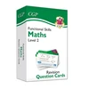 KNYGA Cgp Books Functional Skills Maths Revision Question Cards - Level 2