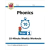 KNYGA Cgp Books KS1 Year 1 English Phonics 10-Minute Weekly Workouts