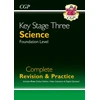 KNYGA Cgp Books KS3 Science Complete Revision &amp; Practice – Foundation (includes Online Edition, Videos &amp; Quizzes)