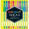 KNYGA Chronicle Books Staff Bright Ideas: 12 Neon and Glitter Colored Gel Pens