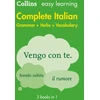KNYGA Collins Dictionaries Easy Learning Italian Complete Grammar, Verbs and Vocabulary (3 books in 1)