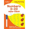 KNYGA Collins Easy Learning Numbers 0-20 Age 3-5 Wipe Clean Activity Book, Ideal for Home Learning