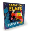 KNYGA David Mckee Goodnight, Elmer Puppet Book