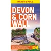 KNYGA Devon and Cornwall Marco Polo Pocket Travel Guide - with pull out map