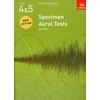 KNYGA Divers Auteurs Specimen Aural Tests, Grades 4 &amp; 5