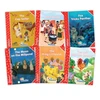 KNYGA Emily Guille Marrett Jolly Phonics Folktales Raudona Readers (Level 1) Complete Set (1-6)