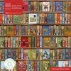 KNYGA Flame Tree Studio Adult Sustainable Jigsaw Puzzle Bodleian Libraries: High Jinks Bookshelves: 1000-pieces. Ethical, Sustainable, Earth-friendly