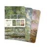 KNYGA Flame Tree Studio Claude Monet Set of 3 Mini Notebooks