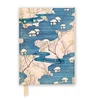 KNYGA Flame Tree Studio Japanese Woodblock: Cottages with Rivers &amp; Cherry Blossoms (Foiled Journal)